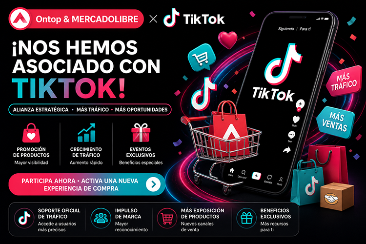 Alianza Ontop con TikTok